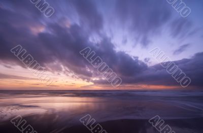 Sunset on the beach