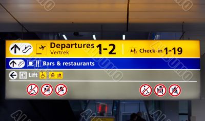 airport sign