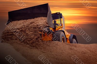 Bulldozer at work