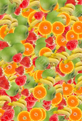 colorful abstract fruit background