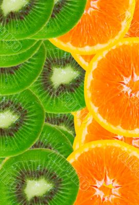 colorful abstract fruit background