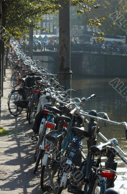 bicycles in amsterdam