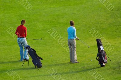 woman golf