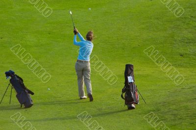 woman golf