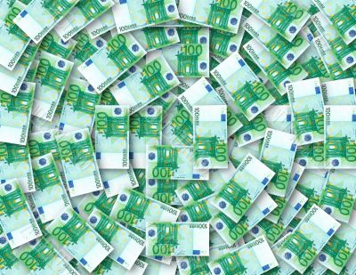 abstract 100 euro background