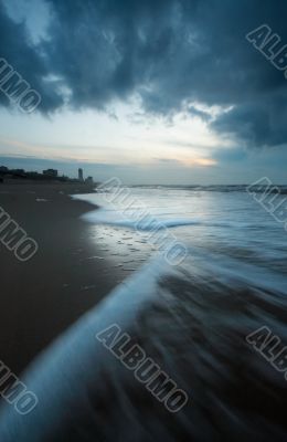 ocean at night