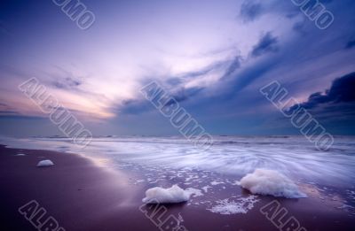 ocean at night