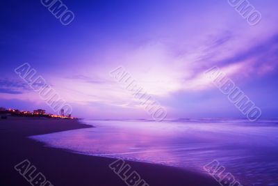 ocean at night