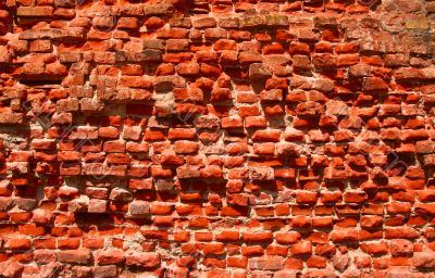 ruined brick wall
