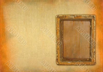 ruined empty frame