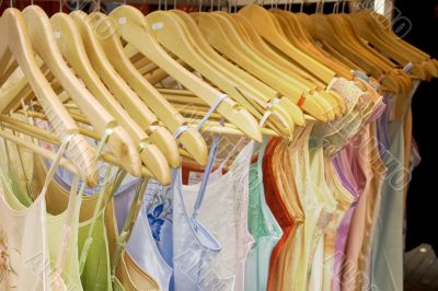 lingerie in the shop