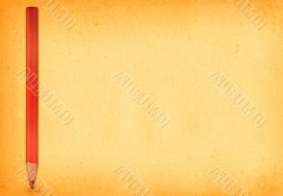 crayon against paper