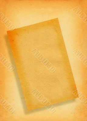 paper page against paper background