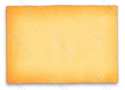 paper with frilll edge