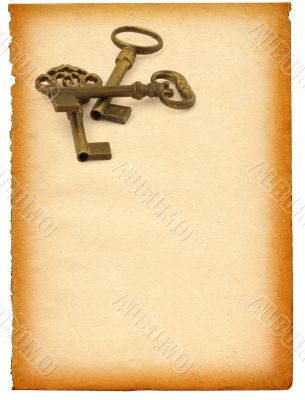 keys against paper