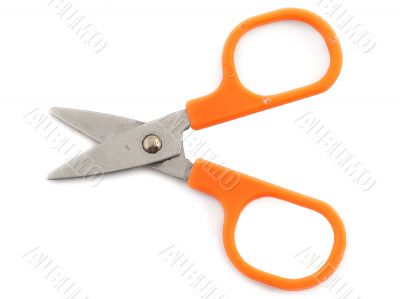 scissors on white background