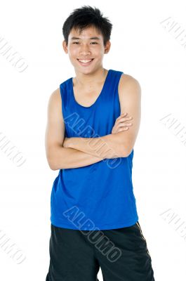 Relaxed sportsman