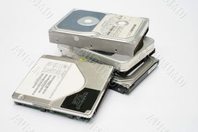 bunch of hard disks