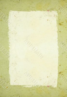 stained paper frame