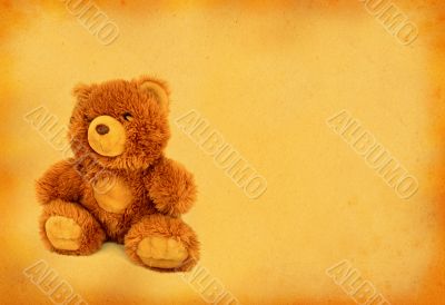 retro teddy bear