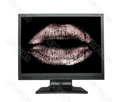 love message in lcd screen