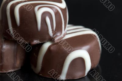 Chocolate closeup