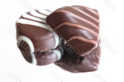 Mirrored chocolate