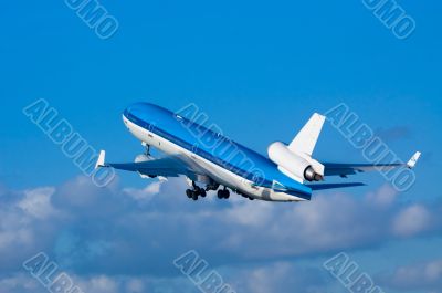 airplane on takeoff
