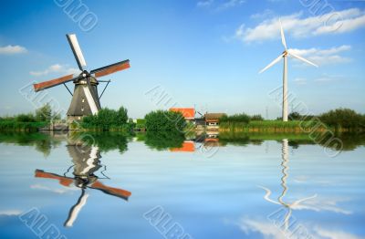 old and new wind energy