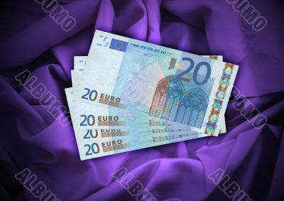 four euro banknotes #2