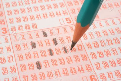 lottery ticket and pencil #2