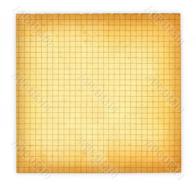 old squared paper