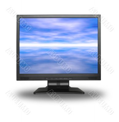 LCD with sky