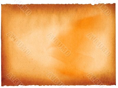 old paper on white