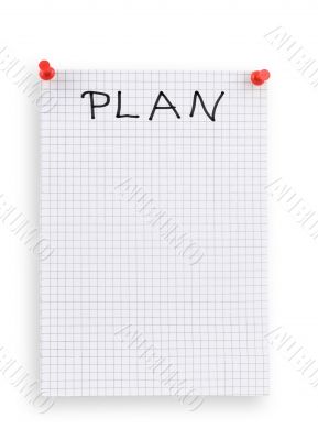thumbtacked plan