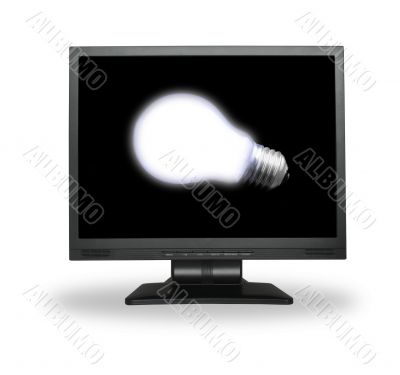 light bulb in lcd screen #2