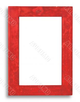 red stained wood frame - XXL size