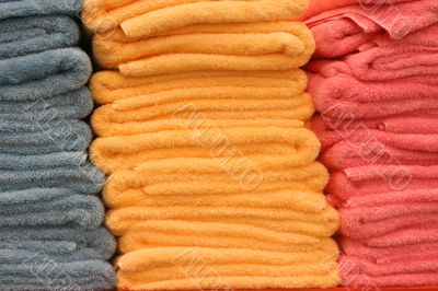 Blue Orange and Pink