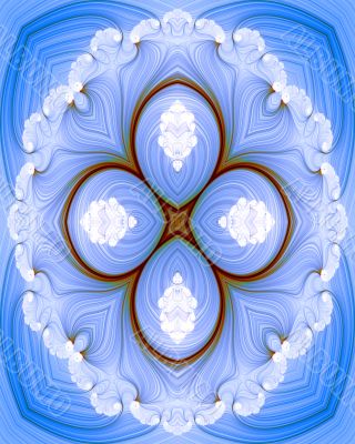 Frilly cross spiral