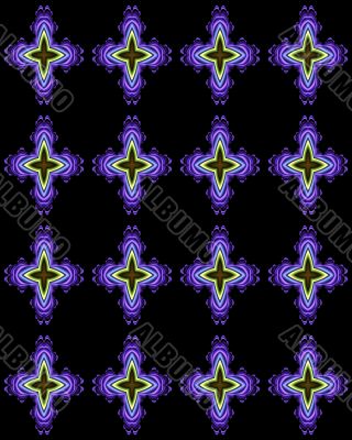 Royal purple cross paper