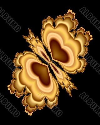 Golden butterfly