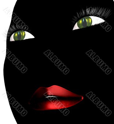 3d burlesque black face