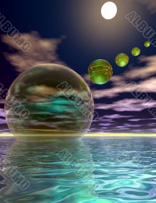 Night invasion of the spheres