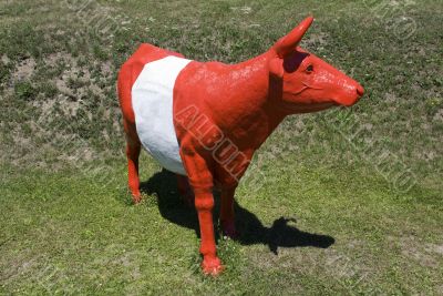 Red cow