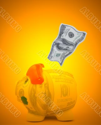dollar savings concept