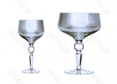 glasses isolated on white baclkground