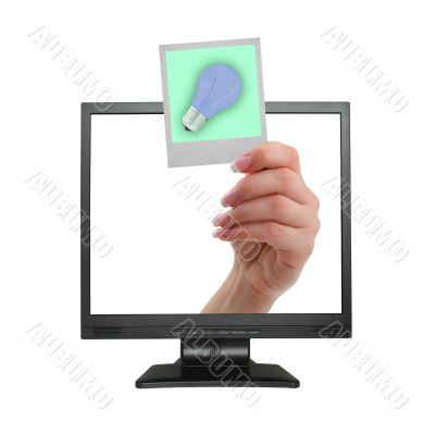 IDEA announcement coming out from LCD screen