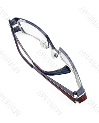 modern glasses on white #3