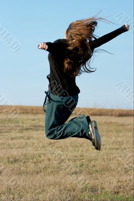 Girl Jumping