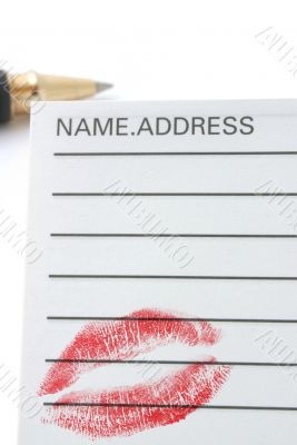 copy space for love names